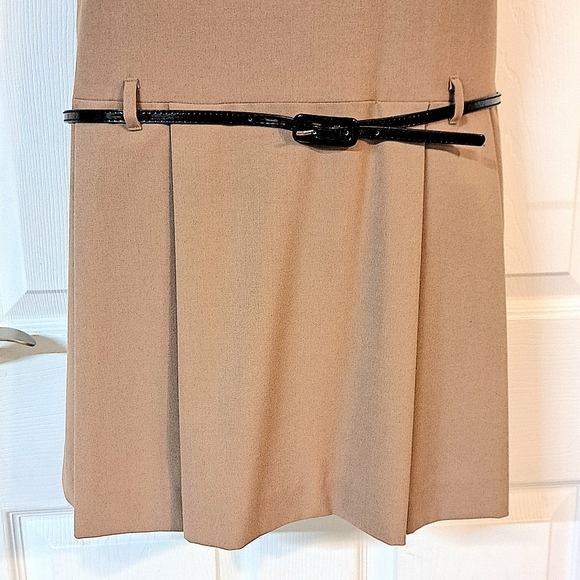 Calvin Klein Brown Belted Shift Dress - Picture 3 of 5